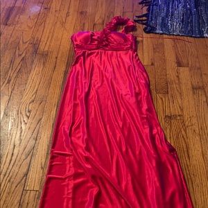 Pink one strap dress